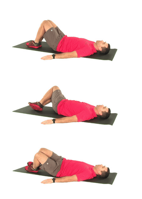 Trunk Rotation Exercise with feet on floor - Lower back pain exercises and support to address symptoms and causes