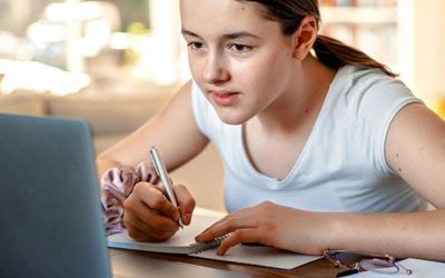 teenage girl studying online at home 400x250 - Resources